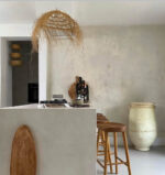 Casablanca Parasol Lampshade Ajouré – Handwoven Moroccan Esparto Grass Pendant - Image 2