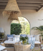 Casablanca Conical Lampshade – Handwoven Moroccan Pendant Light in Natural Alfa Fiber - Image 12