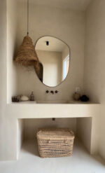 Casablanca Conical Lampshade – Handwoven Moroccan Pendant Light in Natural Alfa Fiber - Image 15