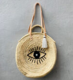 👁️ Personalized Round Basket Bag – EYE NAZAR - Image 6