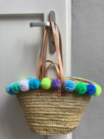 🎀 Basket Bag with Pompoms – POMPOM LOVE - Image 2