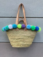 🎀 Basket Bag with Pompoms – POMPOM LOVE